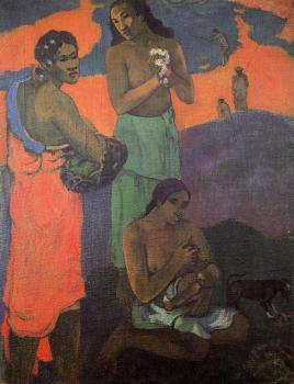 Paul Gauguin : Three Woman on the Seashore